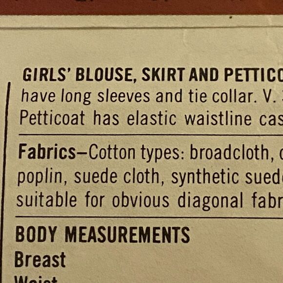 Simplicity 6045 Pattern Blouse Skirt Petticoat Girls 8 Vintage Ruffles Academaia - Picture 6 of 7